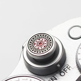 Chinese Mahjong Camera Shutter Button and Camera hot Shoe Cover, Suitable for Fuji XE3/XE4/XT100/XT200/XT20/XT30/XT4/XT5/XPRO2/XPRO3/Nikon ZF (Chinese Mahjong Shutter Button)