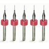 0.25mm .010" .0098" #87 Carbide Drill Bits - Five Pieces