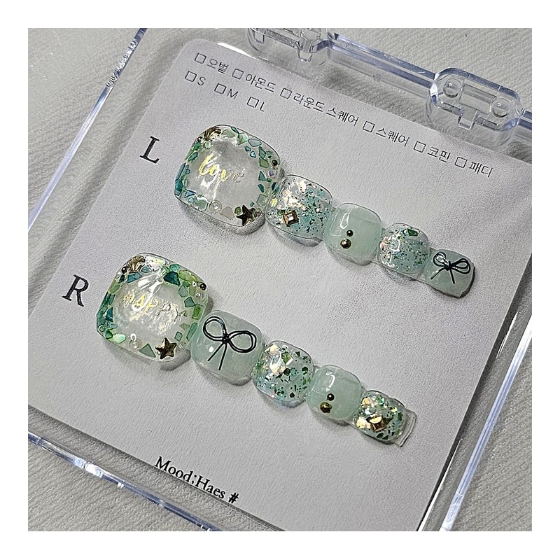 [M;H #] Emerald handmade paddy tip - Enter Lake Owen