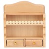 1:12 Miniature Doll House Kitchen Wall mounted Storage Rack Accessory