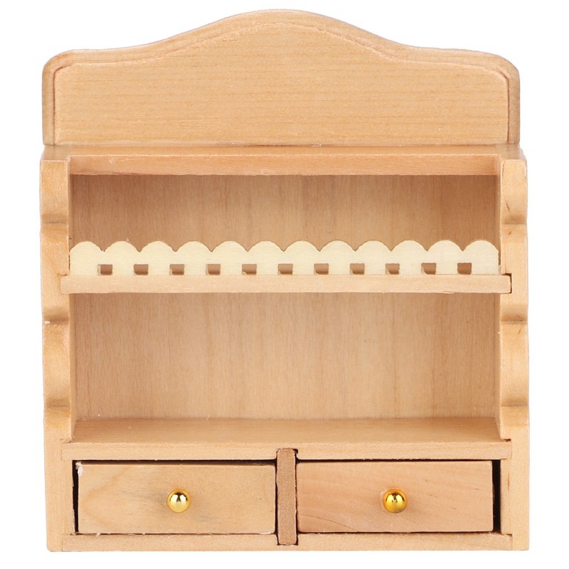 1:12 Miniature Doll House Kitchen Wall mounted Storage Rack Accessory