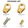 Linkstyle 4 PCS Pure Copper Battery Terminal Connection Clips, Positive