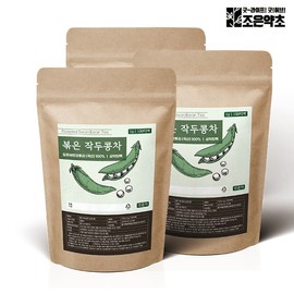 Joeun Herb Domestic Roasted Sword Bean Tea Bags 1g x 100 Tea Bags x 3 / 조은약초 국산 볶은 작두콩차 티백 1g x 100티백 x 3