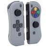 For Joycon Game Console Wireless Bluetooth Gamepad Right Left(gris foncé