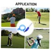 KICHOUSE 1 Set Golf Ball Marker Stencil Alignment Tool for