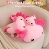 SQEQE Weighted Plush Toy Axolotl Stuffed Animals Cute Plush Pillow