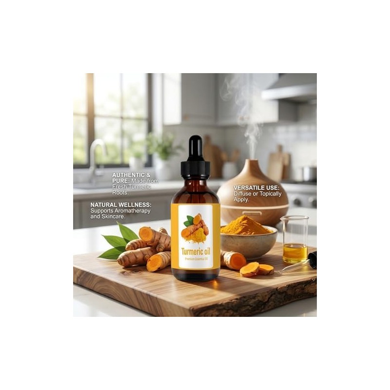 Aceite de cúrcuma para rostro, juego de 2 paquetes, aceite