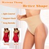 Werena Tummy Control Thong Shapewear for Women Seamless Shaping Thong