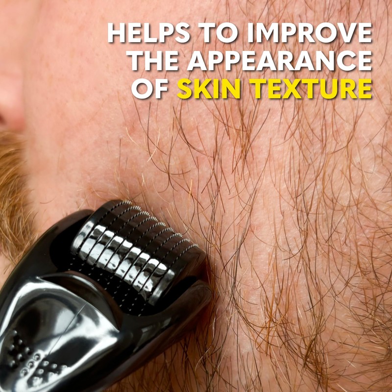 The Beard Club Enhanced Beard Growth Kit - Derma Roller,