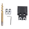 39Pcs Pocket Hole Jig 15 Degree Woodworking Guide Oblique Drill