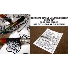 CIRQUS VOLTAIRE Pinball Machine Insert Decals