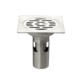 Felimoa Drain Filter Drain Bathroom Drain Trap Stainless Steel Square
