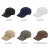 New Hattan Jet Cap, Men's Hat, 100% Cotton, Stone-Washed, Military