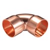 sourcing map 90 Degree Copper Elbow Pipe Screw Connector for