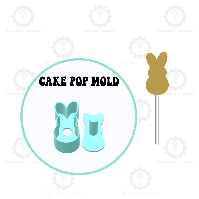  Bunny Cake Pop Mold | Single or Multi-popper