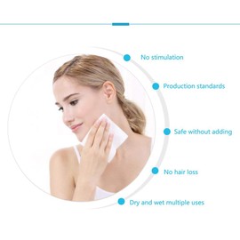 BNP 200 Pcs Non-woven Sponges 4 Ply Facial Cloths for Face Clean Facial Wipes For Professional and Home Use 4x4 Esthetic Wipe 200 Esthetic Wipes