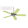Wavey Sage Green - Ceiling Fan Skin Kit fits most