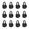 40mm Padlock with Key,Weatherproof Laminated Steel Locks with Keys,Heavy Duty