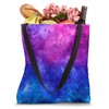 Blue To Purple Watercolor Gradient Tote Bag