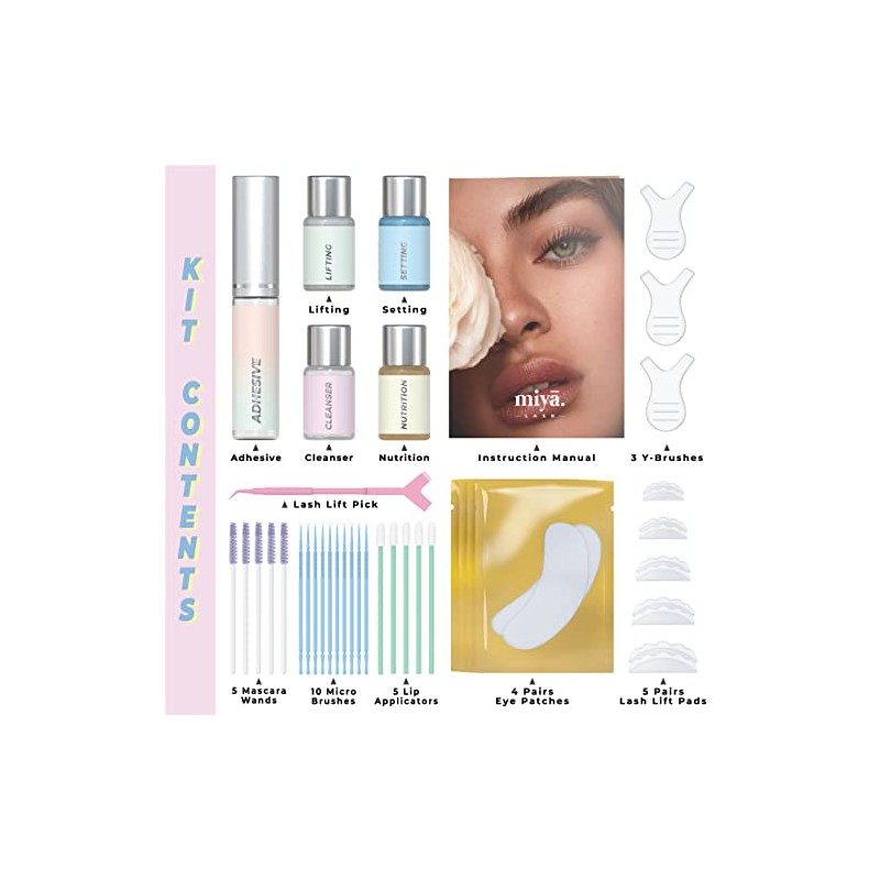 MIYA LASH Kit De Lifting Permanente De Pestañas Con Keratina
