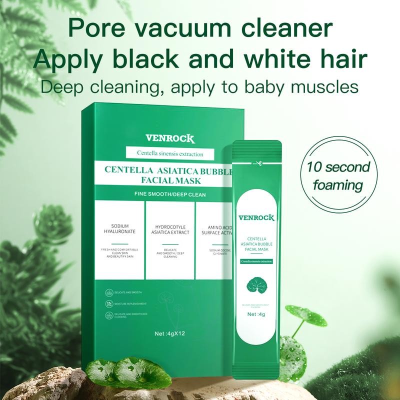 Centella foam facia lmask can remove black and control oil,deeply