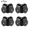 sourcing map Pack of 4 Speaker Corner Protection Housing Corner
