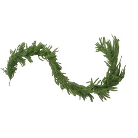 Norfolk Pine Christmas Garland - Real Touch Pine Garland, Green Artificial Greenery Garland for Holiday, Fireplace, Mantle, Window, Stairs, Indoor, Outdoor Décor (180cm - Standard)