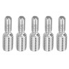 PATIKIL 5 Pack M4*M6*20 Double End Thread Stud Bolts 304