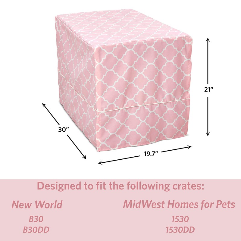 New World Medium Dog Crate Cover Featuring Teflon Fabric Protector,