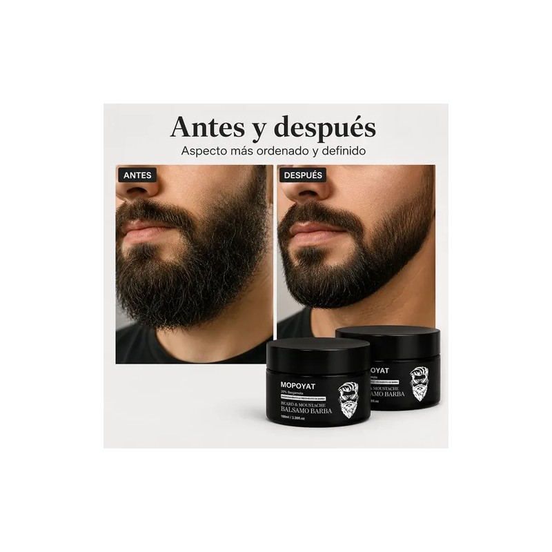 Kit 2 Unidades Balsamo Para Crecer La Barba Al 20%
