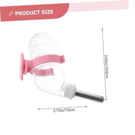 CORHAD 4Pcs Automatic Water Feeder for Hamsters Hanging Drinking Bottles with Leak Design Pet Cage Accessories for Animals