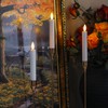 Yeelida Flameless Taper Candles with Two Remote Timer, 6.4" LED
