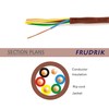 FRUDRIK Thermostat Wire - Solid Copper 18 Gauge - CL2-