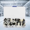 300pcs White and Black Nylon M3 Hex Standoff with M3
