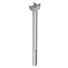 uxcell Forstner Drill Bits 20mm, Tungsten Carbide Wood Hole Saw Auger Opener 125mm Length, Woodworking Hinge Hole Drilling Boring Bit Cutter (Gray)