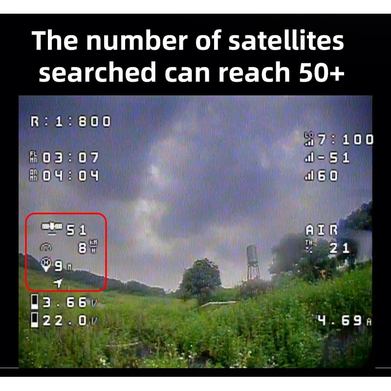 HGLRC M100 Pro GPS Module - High Precision GPS with