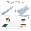 Heavy-Duty Clear Table Cover Protector, 1.5mm Thick, Waterproof Plastic Tablecloth,