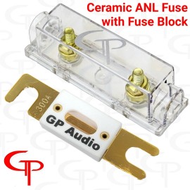 GP Audio Ceramic ANL Fuse block GP Car Audio w/ 300 amp FUSE holder