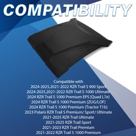 KUAFU Hard Roof Top Compatible with 2021-2025 Polaris RZR Trail S 900 1000 Premium Ultimate Sport Replacement for 2884729 Hard Top Roof