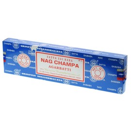Satya Nag Champa 100 Gram Incense Sticks for Positivity, Meditation, Relaxation, Yoga, Healing (Approx 100 Sticks)