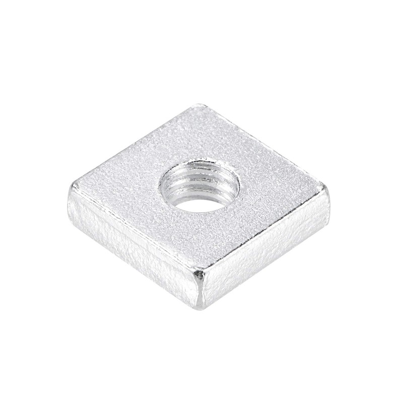sourcing map Square Nuts, M6x14mmx4mm Zinc-Plated Metric Coarse Thread Assortment