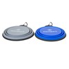 Stansport Collapsible Silicon Travel Bowls - 2 Pack, Grey and