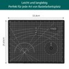 COOZEE Cutting Mat A4, 23 x 30 cm, 5-Layer Self-Healing