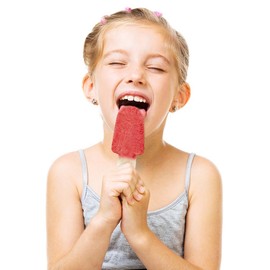 Monkey Business Pepo Watermelon Popsicle Cutter Mold, Stainless Steel Watermelon Slicer, Fun Popsicle Shape Sandwich and Cookie Cutter for Fruits