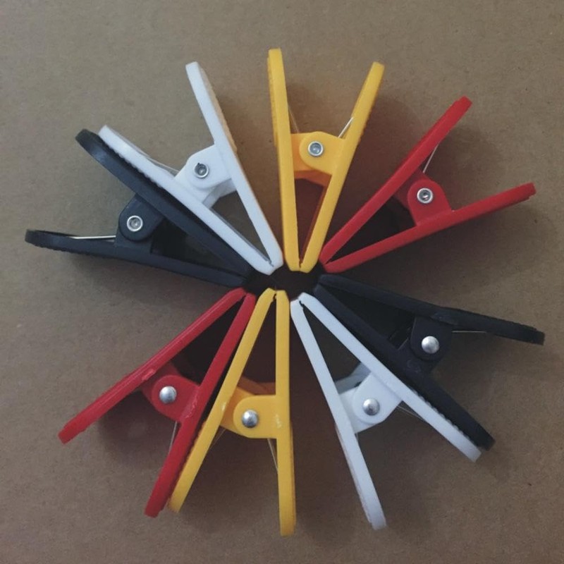 Plastic Clips, Letters Paper Files Binder Clip, 58mm, Office School