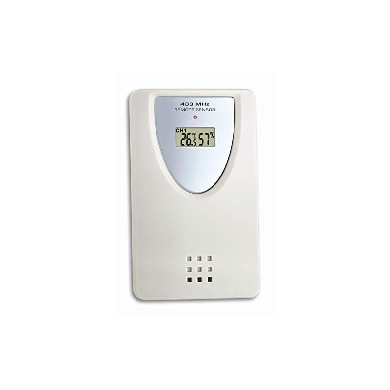 TFA Dostmann Thermo-Hygro Transmitter, 30.3195, Replacement Transmitter for TFA Radio