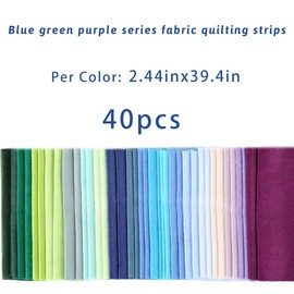 Jelly Roll Fabric, Fabric Squares Patchwork Sewing Roll Soft Cotton Fabrics for Quilting Crafting Fabrics Strips Bundle for DIY Craft Decoration, Cushions, Tablecloths Making