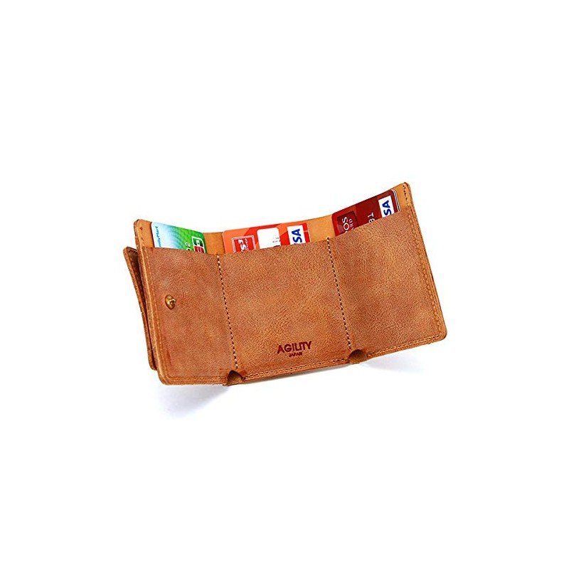 Agility affa "Lion" Mini Wallet, Trifold Wallet, Ultra Small Wallet,
