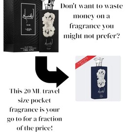 Lattafa Perfumes | Ansaam Silver - 20 ML - Travel Size Pocket Fragrance - Unisex