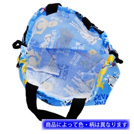 Skater KB7-A Sanrio Children's Lunch Bag, Drawstring Bag, Doraemon, Plush, Made in Japan